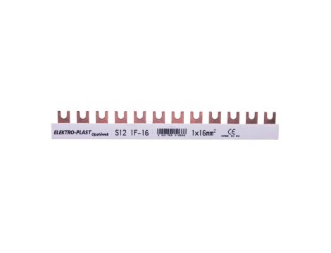 Szyna łączeniowa 1P 80A 16mm2 widełkowa (12 mod.) 1F S12 1F-10 45.121