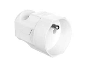 Gniazdo przenośne 10A 2P+Z 250V białe GN-170