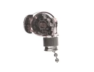 Wyłącznik pociągany z łańcuszkiem srebrny WC-1/SREBRNY