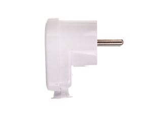 Wtyczka kątowa z/u 16A 250V rozbieralna biała WT-16/BIAŁY