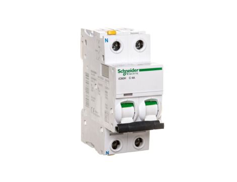 Wyłącznik nadprądowy 1P+N C 4A 10kA AC iC60H-C4-1N A9F07604