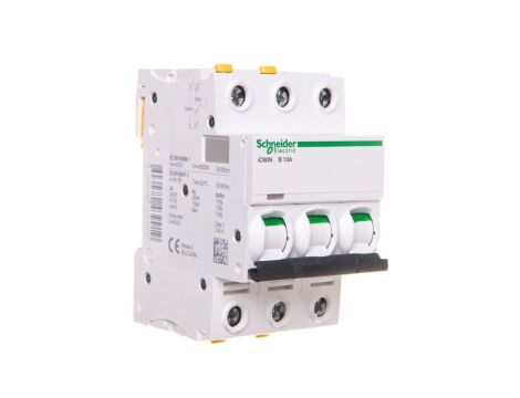 Wyłącznik nadprądowy 3P B 13A 6kA AC iC60N-B13-3 A9F03313