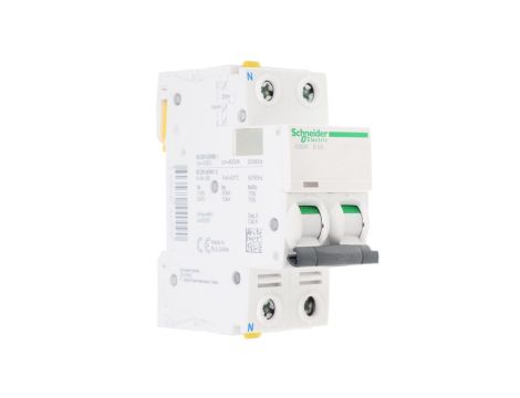 Wyłącznik nadprądowy 1P+N B 6A 6kA AC iC60N-B5-1N A9F03606