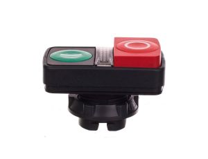 Przycisk ziel. kryty/czerw. podśw. dwuklawiszowy O22 z ozn. ZB5AW7L3741