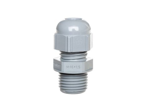 Dławnica kablowa poliamidowa M16 IP68 SKINTOP ST-M ISO 16x1,5 srebnoszara 53017010