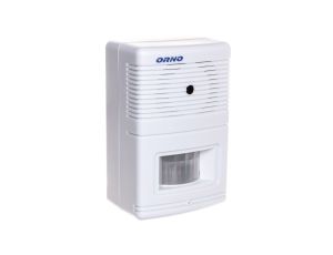 Czujnik ruchu z sygnalizacją i z alarmem 5m biały OR-MA-701