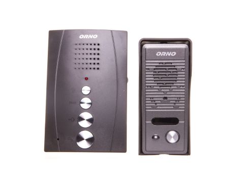 Zestaw domofonowy jednorodzinny bezsłuchawkowy ELUVIO czarny OR-DOM-RE-914/B