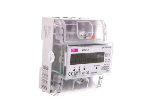 Licznik energii elektrycznej 3-fazowy 3x63A 3x230/400V AC+N IP20 DEC-2 004804051