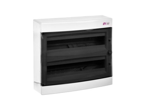 Rozdzielnica modułowa 2x18 natynkowa drzwi dymne / IP 40 400V AC / ECT 2X18PT-s 001101085