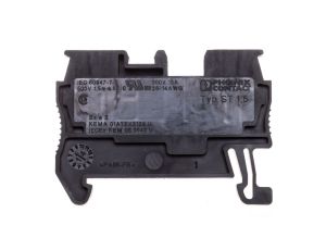 Złączka szynowa 2-przewodowa 0,08-1,5mm2 szara ST 1,5 BK 3037067