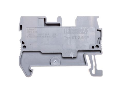 Złączka szynowa 2-przewodowa 0,08-1,5mm2 szara ST 2,5/ 1P 3040012