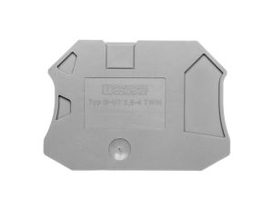 Pokrywa zamykająca 2,2x57,8x47,5mm szara D-UT 2,5/4-TWIN 3047141