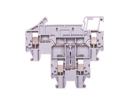 Złączka szynowa 2-piętrowa szara 2,5mm2 szara 24A 500V UTTB 2,5 3044636