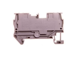 Złączka zaciskowa/szynowa 2-przewodowa 0,2-6mm2 szara PT 4 3211757