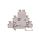 Złączka szynowa 3-piętrowa 0,14-4mm2 szara UT 2,5-PE/L/N 3214291