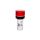 Buzzer, monoblok, 24V AC/DC, 90db, podświetlany, czerwony T0-MBZS024S