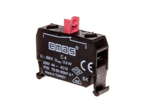 Element łączeniowy 1NC do przycisków B w kasetach, T0-C4BK