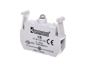 Element podświetlający do przycisków serii B, 12-30V AC/DC, niebieski T0-B7