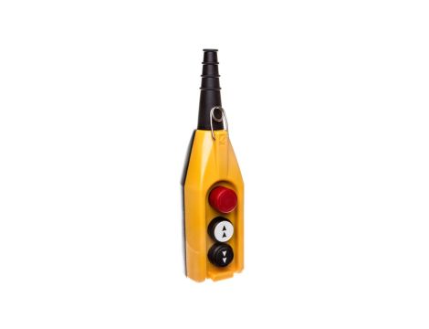Kaseta sterownicza, 3 przyciski, w tym przycisk awaryjnego stopu 30 mm, dwie prędkości, T0-PV3E30B4