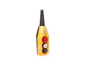Kaseta sterownicza, 3 przyciski, w tym przycisk awaryjnego stopu 30 mm, jedna prędkość, T0-PV3E30B2