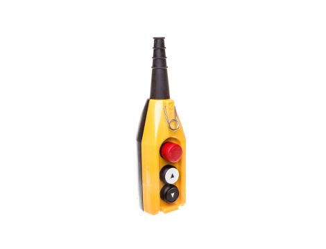 Kaseta sterownicza, 3 przyciski, w tym przycisk awaryjnego stopu 30 mm, jedna prędkość, T0-PV3E30B2