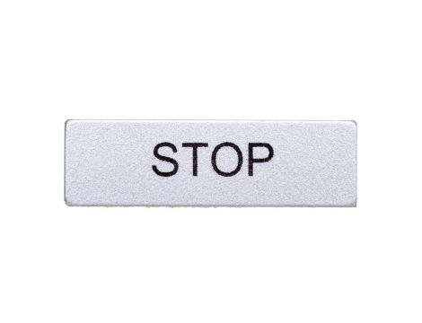 Tabliczka informacyjna 8 mm STOP, T0-BET08-STOP