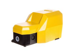 Wyłącznik nożny pojedynczy z osłoną żółty metal 1Z 1R 2Z 2R 2 kroki T0-PDKS11UX20