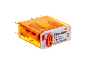 Przekaźnik miniaturowy 2P 8A 24V AC AgNi 46.52.8.024.0040