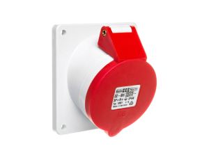 Gniazdo tablicowe 32A 5P 400V 6h IP44 skośne Quick-Connect 12801