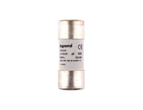 Wkładka bezpiecznikowa cylindryczna 22x58mm 80A gL 500V HPC 015380