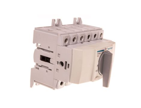 Przełącznik modułowy obrotowy I-0-II (sieć-agregat) 63A 3P HIM306