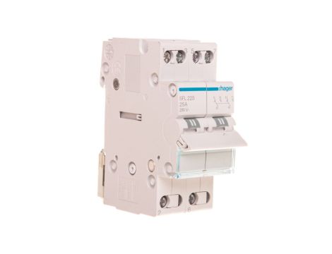 Przełącznik modułowy zasilania I-II 25A 2P SFL225