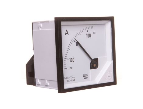 Amperomierz analogowy 72x72 N IP50 BB17 +/-150A/+-60mV pozycja pracy C3 K=90 st. bez atestu KJ MA17N BB1700000000
