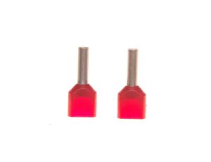 Końcówka tulejkowa izolowana HI 2x1/8 DIN E08KH-02020101101 /500szt./