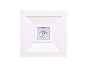 Oprawa awaryjna LED 1W 3h LOVATO N ECO LED 1W (opt. otwarta) jednozadaniowa biała LVNO/1W/E/3/SE/X/WH