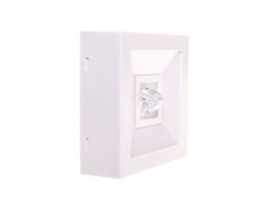 Oprawa awaryjna LED 3W 1h LOVATO N ECO LED 3W (opt. koryt.) jednozadaniowa biała LVNC/3W/E/1/SE/X/WH