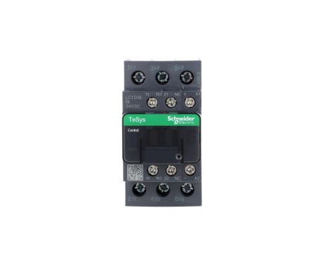 TeSys Deca Stycznik mocy 38A 3P 24V DC 1Z 1R LC1D38BL