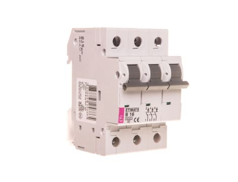 Wyłącznik nadprądowy 3P B 16A 6kA AC ETIMAT 6 002115516