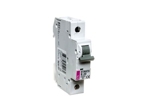Wyłącznik nadprądowy 1P B 20A 6kA AC ETIMAT 6 002111517