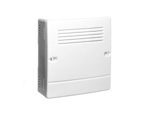 Płyta główna centrali alarmowej modułem komunikacyjnym i sygnalizatorem VERSA Plus