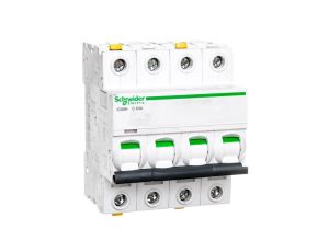 Wyłącznik nadprądowy 4P C 63A 10kA AC iC60H-C63-4 Acti9 A9F07463