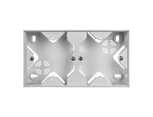 SONATA Puszka natynkowa podwójna biały PNP-2R/00