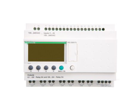 Sterownik programowalny 16 wejść 10 wyjść 100-240V AC RTC/LCD Zelio SR3B261FU