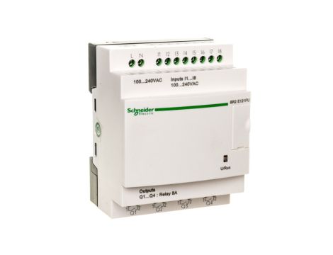 Sterownik programowalny 8 wejść 4 wyjścia 100-240V AC RTC/LCD Zelio SR2E121FU