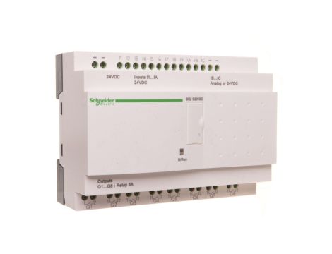 Sterownik programowalny 12 wejść 8 wyjść 24V DC RTC/LCD Zelio SR2D201BD