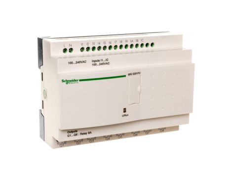 Sterownik programowalny 12 wejść 8 wyjść 100-240V AC RTC/LCD Zelio SR2E201FU