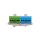 Listwa zaciskowa PE i N na szynę 80 A 2x(1x25mm + 4x4mm2) niebiesko-zielona FC PN 10 26001206