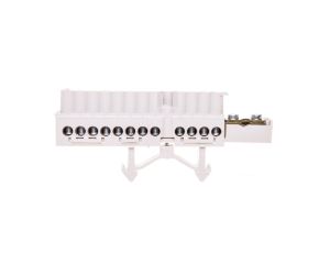 Listwa zaciskowa na szynę 1x25 + 12x16mm2 Cu biała Mi NK 14 HPL2000337