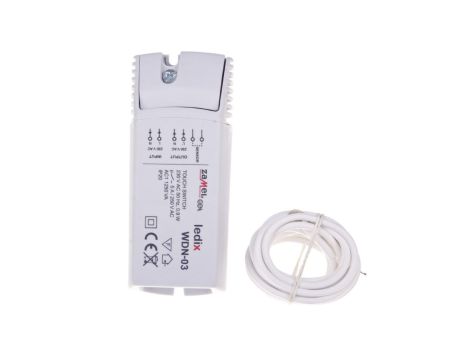 Wyłącznik dotykowy 230V AC 300W do dotykowego załączania/wyłączania oświetlenia WDN-03 LDX10000053