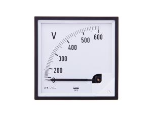 Woltomierz analogowy 96x96 N IP50 E616 600V pozycja pracy C3 K=90 st. bez atestu KJ EA19N E61600000000